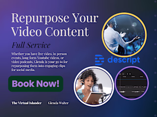 Content Repurposing Of Live Video Using Descript