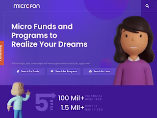Crowdfunding Platform on Framer - Microfon.co