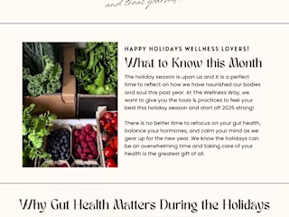 Newsletter - Wellness Coach