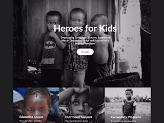 Charity Website Design