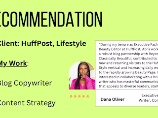 Recommendations for Content Strategy and Leadership Abilities 