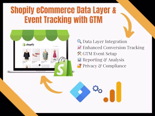 🛍️ Shopify eCommerce Data Layer & Event Tracking with GTM 📊