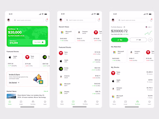 Stock Investment App (UI Concept)