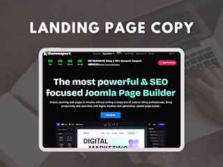 Landing Page Copy Overhaul for Joomla Page Builder Company