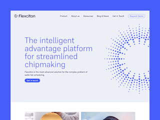 Corporate website design for chip tech brand