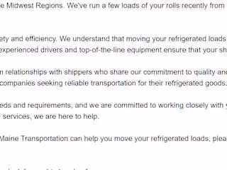 Write Emails For Trucking Company