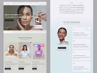 TranquilGlow MedSpa Website