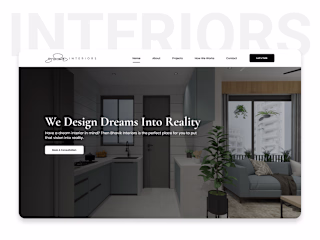 Interiors Website UI UX Design | Web UI Design