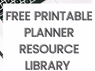 Free Printable Planner Inserts To Get Your Life Organized! 