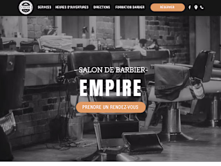 Website Design - Empire Barbershop