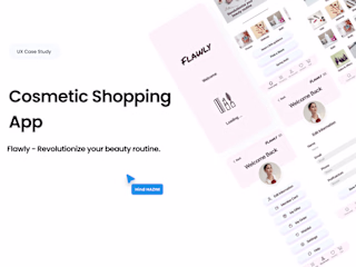 Cosmetic Shopping App - UX Case Study