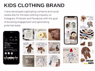 Social Media Content Strategy & Campaign for Baby Clothing Brand