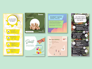 Instagram posts and infographics