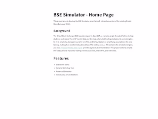 BSE Simulator