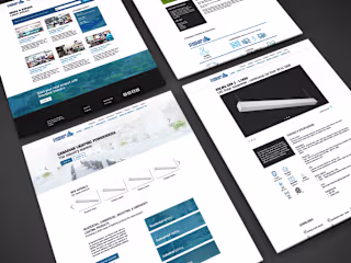 Standard-Stanpro website redesign mockup