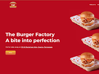 Website Development for Online Food Menu