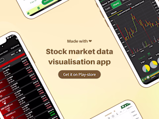 Stock market trends visualisation app