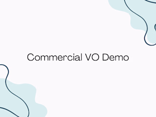 Commercial Voiceover Demo