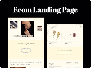 Modern Ecommerce Landing Page