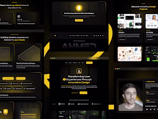 UI/UX & Web Designer Portfolio - Web Design