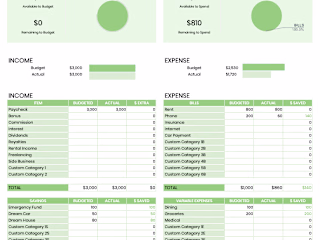 Expense Tracker Template
