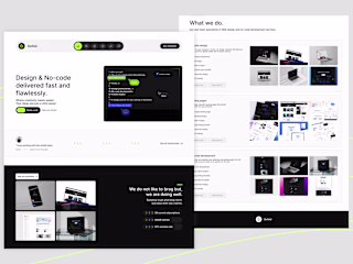 Sixfold - design & no-code development agency website.
