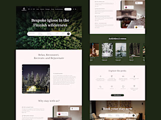 Igloo booking landing page redesign