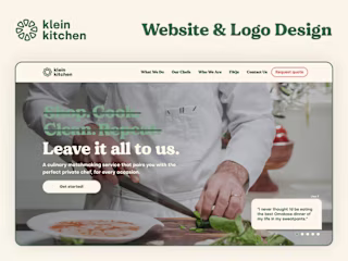 Klein Kitchen (Branding + website)