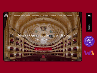 Opera & Ballet Theatre Website (UX/UI + WordPress)