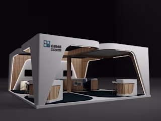 Innovative 3D Booth Design for Trade Show