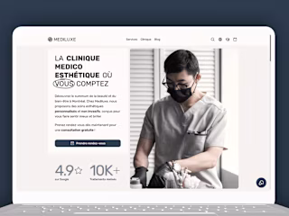 Mediluxe | Website redesign