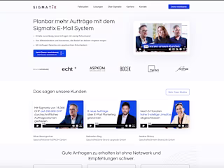 Sigmatix - Created a professional and modern website 