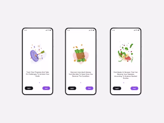 Healthy Food Mobile App Design