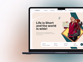 Sense: Uncover Your Travel Desires - Landing Page UI :: Behance