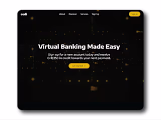 The Cedi Bank website