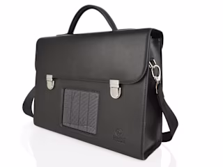 Solar bag that charges mobile devices on-the-go