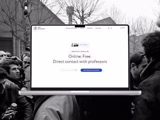Website For Educational Project "Free University" 