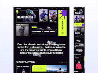 WILDSCAPE | e-Commerce Website | UI/UX Design