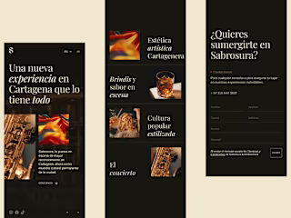 Sabrosura - Landing page