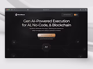VerzNexus Landing Page Design and Development on Framer