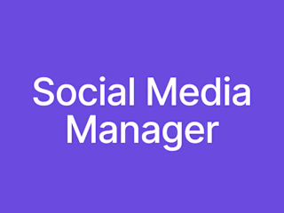 Social Media Manager