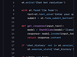 Chatbot Development with LLM and Ollama