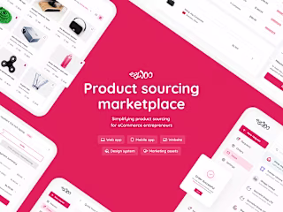 Eewoo. Sourcing products marketplace. SaaS web app