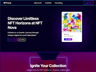 NFTnova website design  |  FRAMER  | Interactive