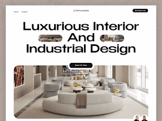 BC - Luxury Interior Design through Bold Website Experience