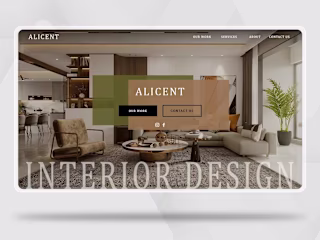 An Interior Design Website that Matches Their Quality of Work