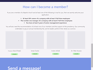 Company Landing Page