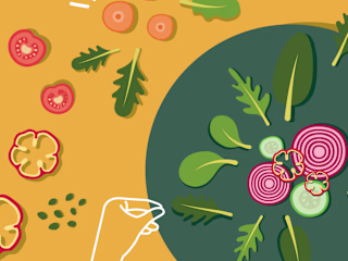 Facebook Restaurant — Branding + Illustrations