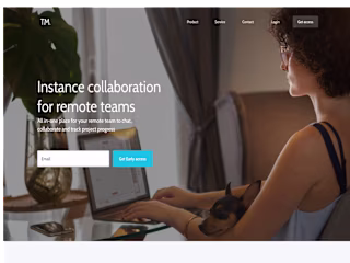 Web design for a collaboration website