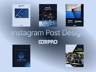 Instagram Post Design for CORPPO — Corporate Padel Events